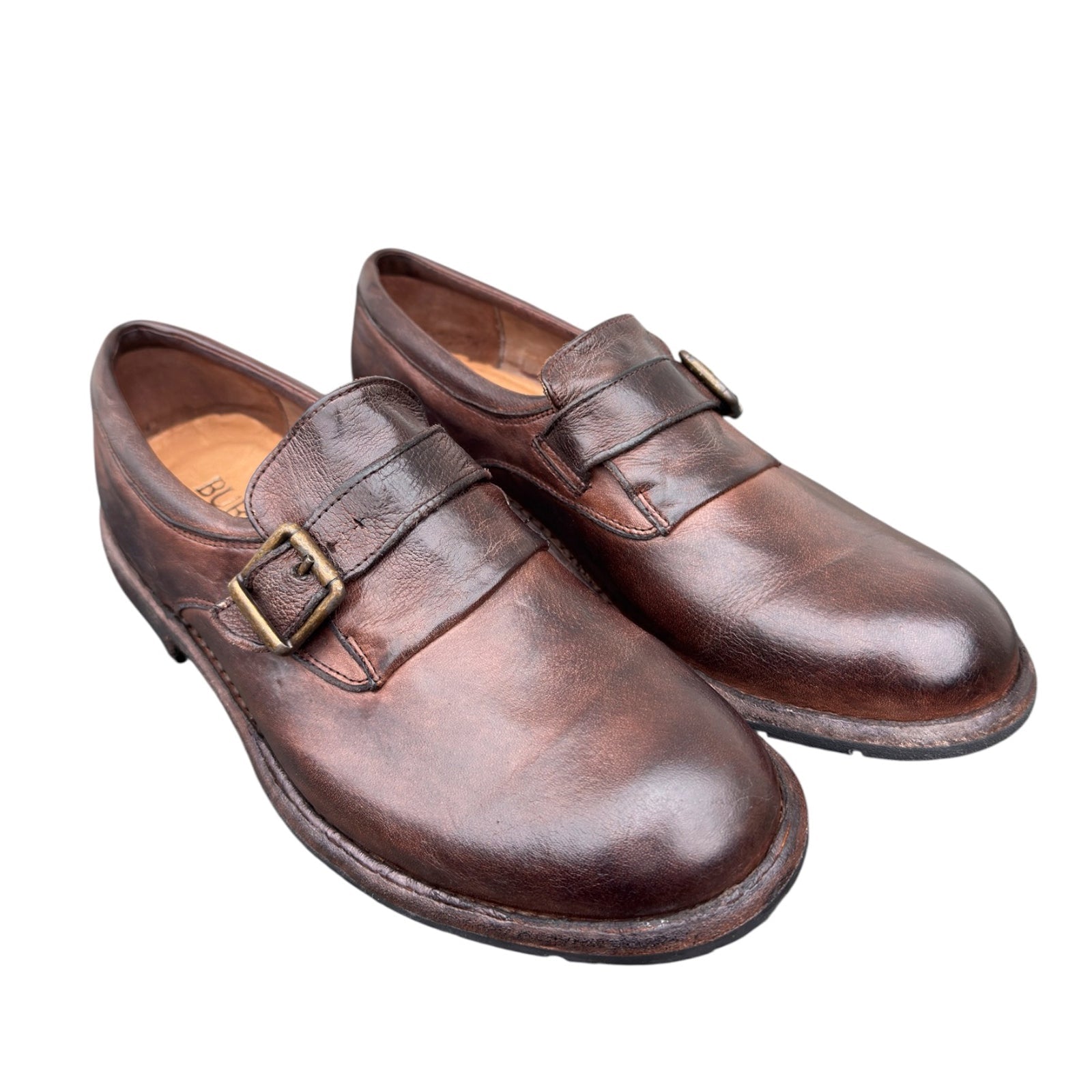 Bubetti 8737 monk shoe hasselnød patina herre