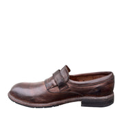 Bubetti 8737 monk shoe hasselnød patina herre