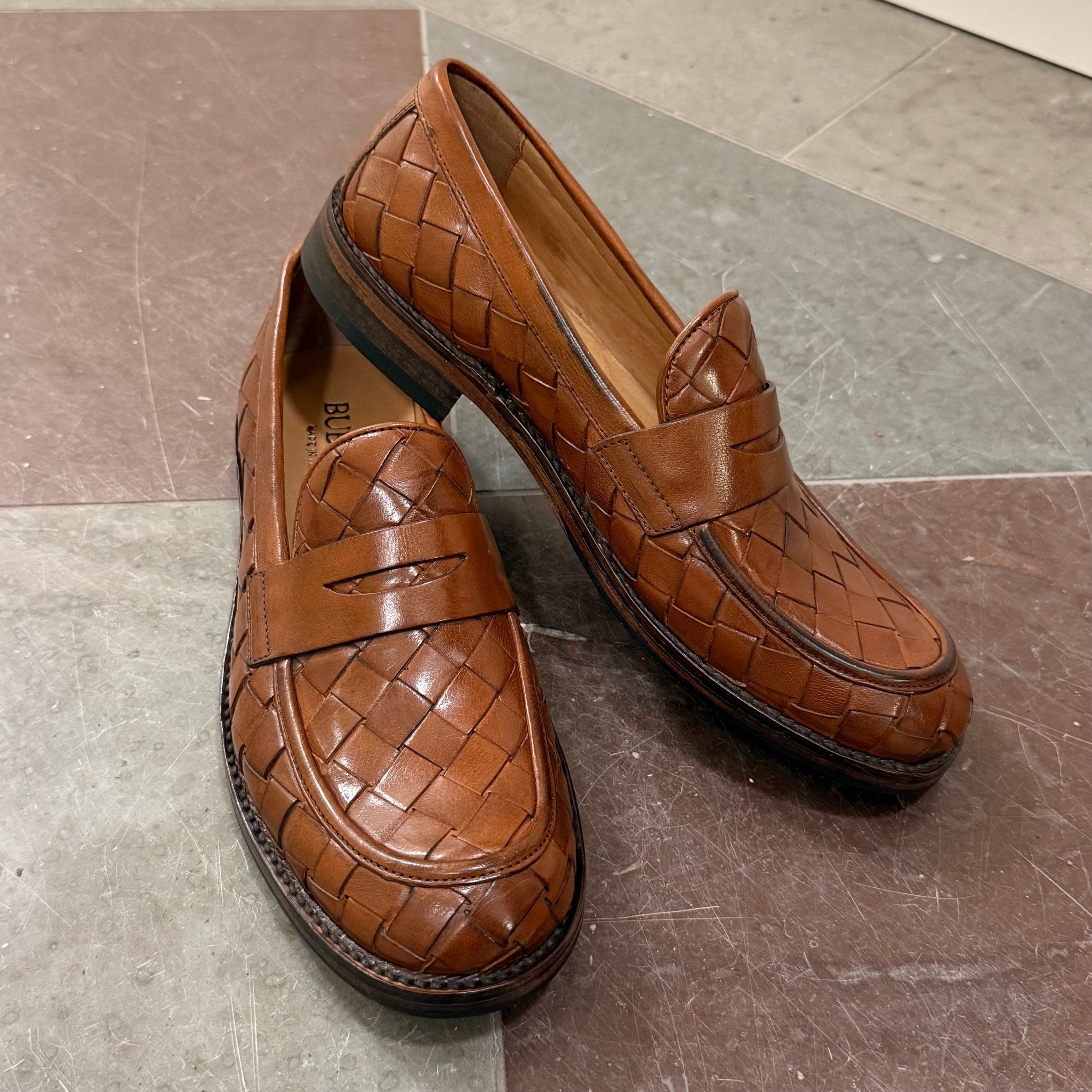 Bubetti 8739 cognac flettet loafer herre