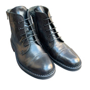 Bubetti 9640 Sort Snørestøvle med indvendig lynlås