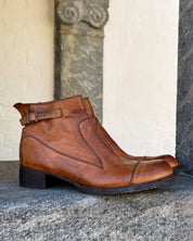 Bubetti 9849 Lux cognac vasket støvle med spænde