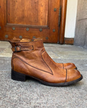 Bubetti 9849 Lux cognac vasket støvle med spænde