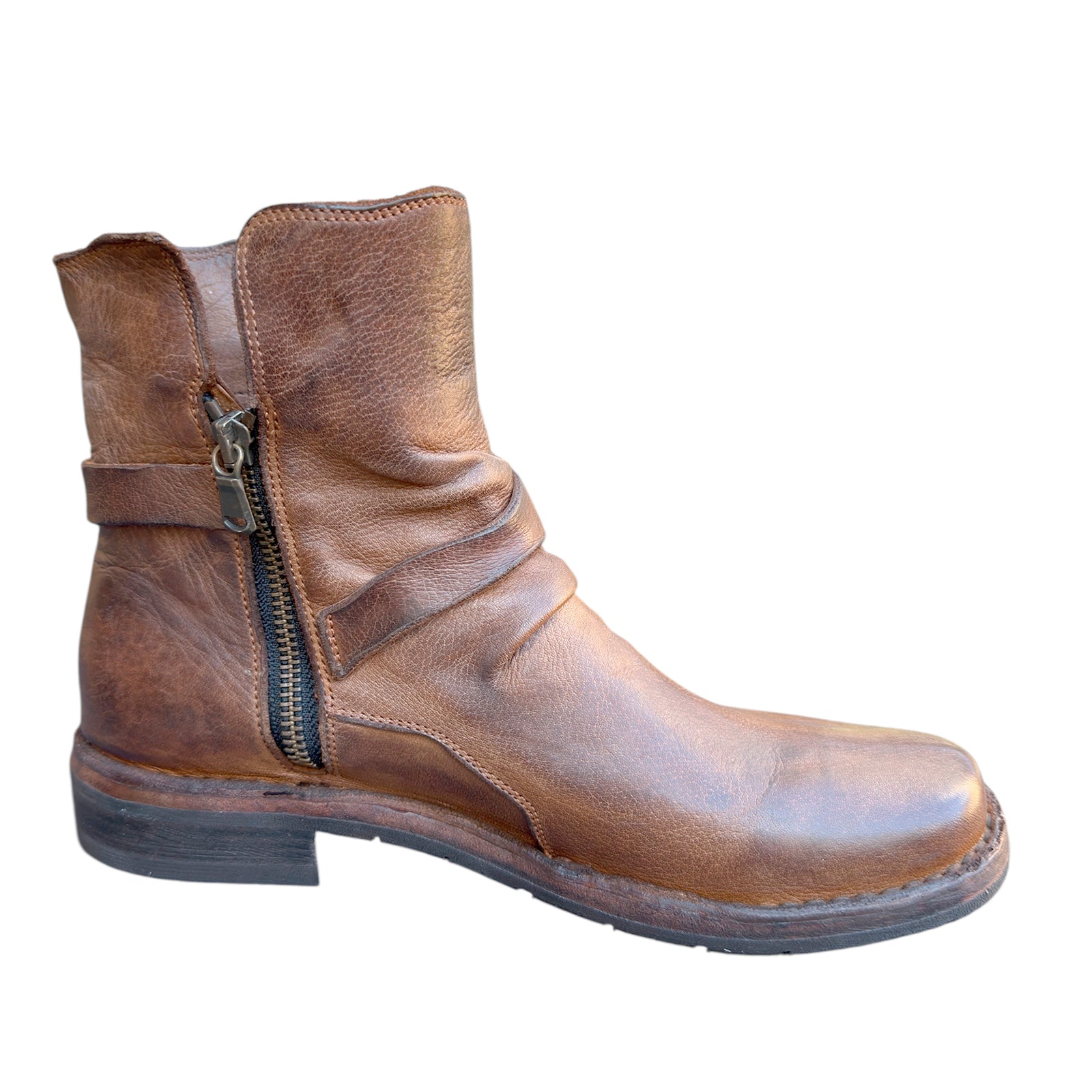 Bubetti 9895 Kork Patina Kort støvle med pynterem