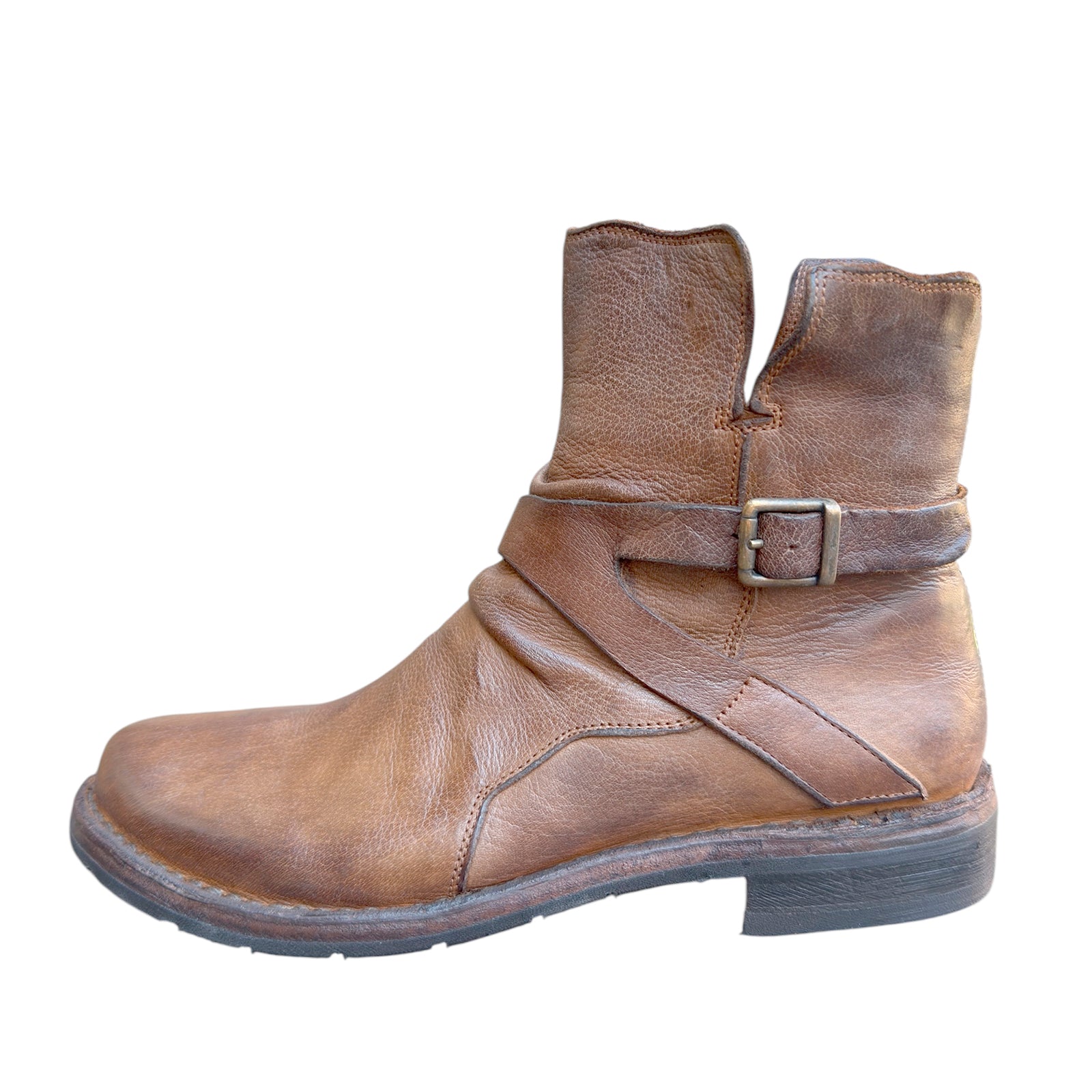 Bubetti 9895 Kork Patina Kort støvle med pynterem