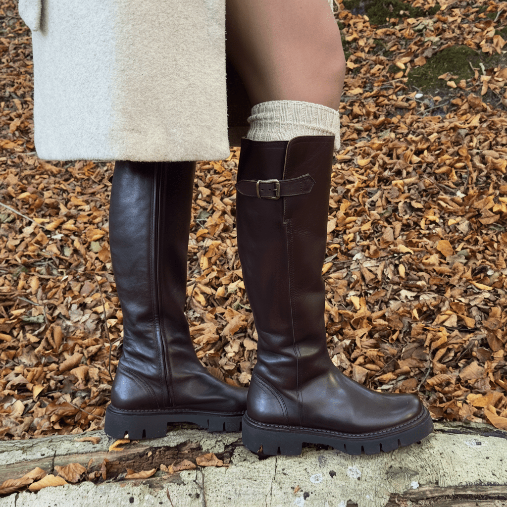 Bubetti 9930 Calf Letvægts sål Brun