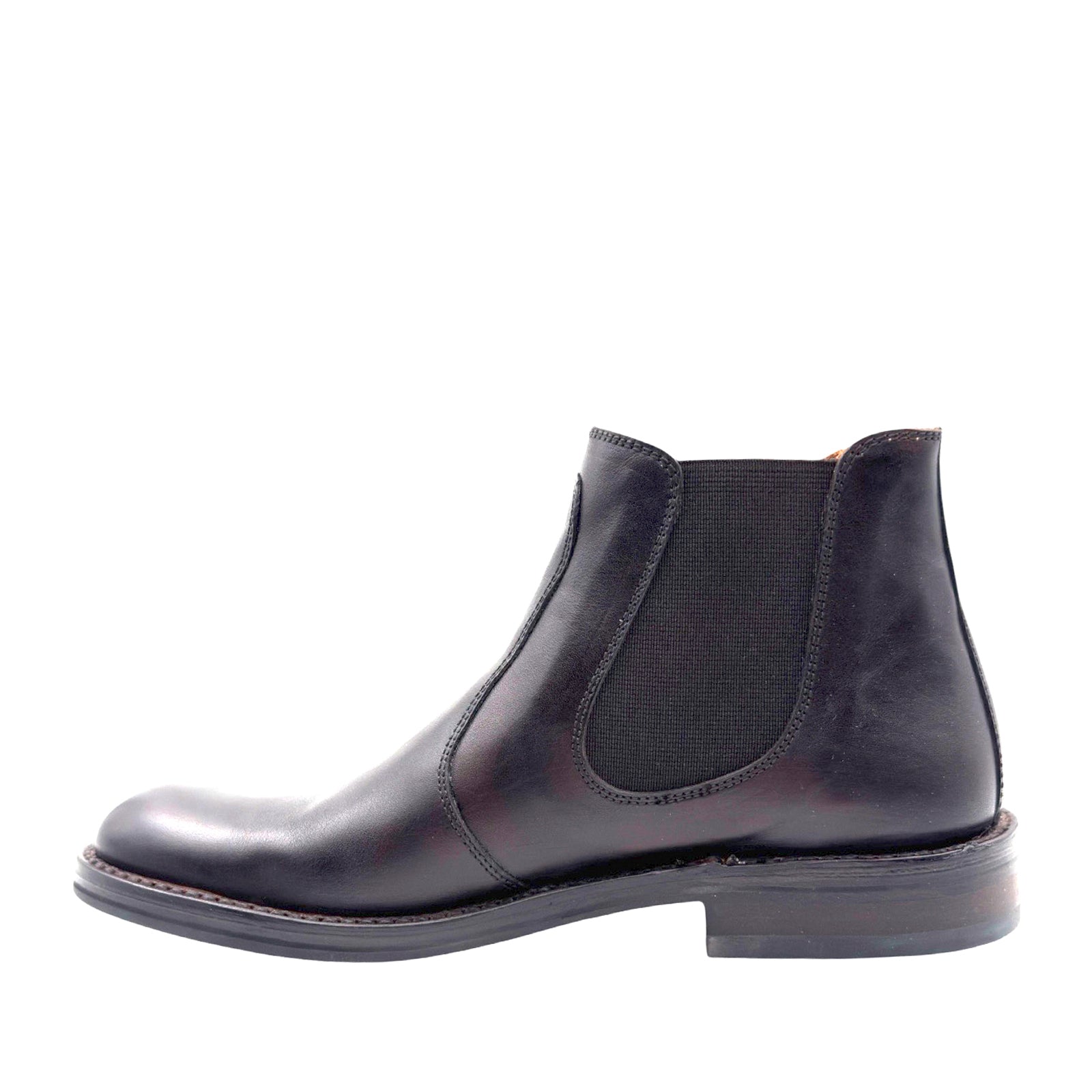 Bubetti Herre 823 kaffe mørkebrun Chelsea støvle