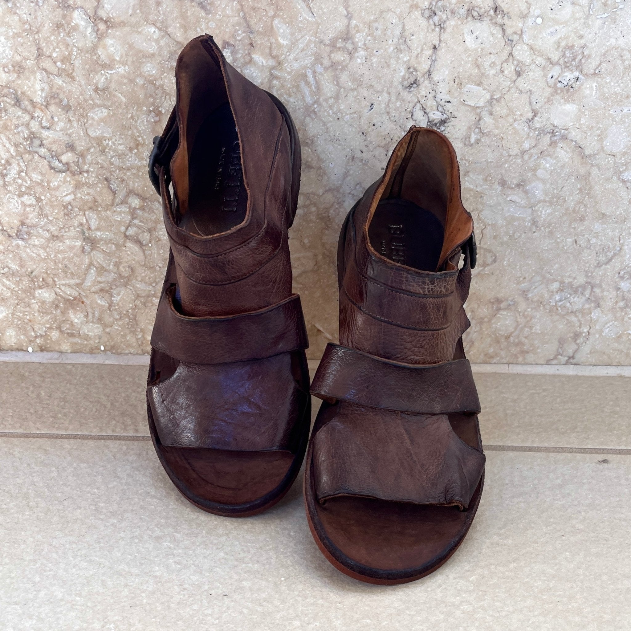 Bubetti Herre 8691 Gladiator Sandal Kastanje patina