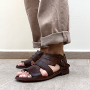 Bubetti Herre 8691 Gladiator Sandal Kastanje patina