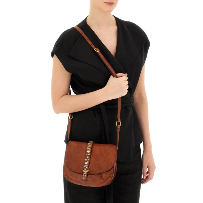 Campomaggi Linda crossbody taske cognac C021030ND X1253 C1502