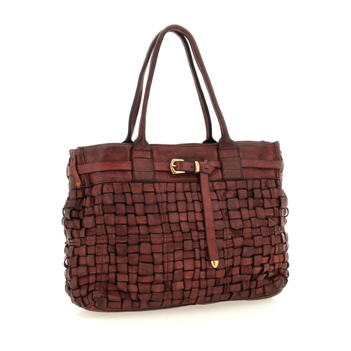 Campomaggi Penelope flettet shopper taske cognac C043030ND X2273 C1501