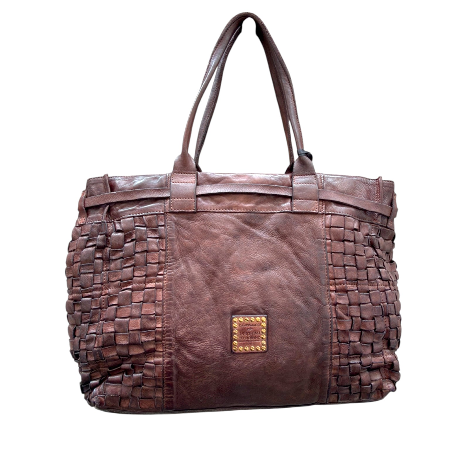 Campomaggi Penelope flettet shopper taske mørkebrun C043030ND X2273 C1501