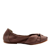 Lofina 3102 Brun ballerina med åben tå
