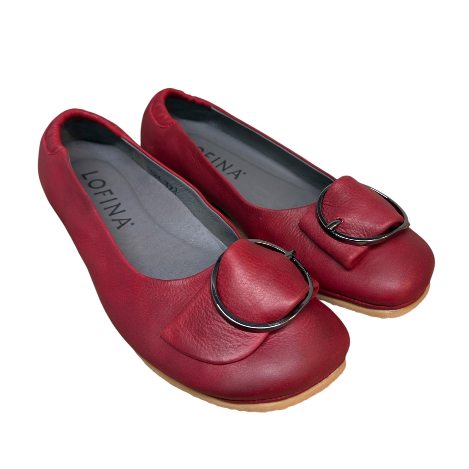Lofina 3124NF bordeaux rød ballerina