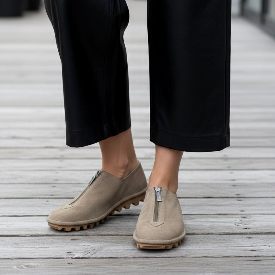 Lofina 9781 taupe cardboard dame