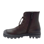 Lofina I6 - 965 cholate mørkebrun Dame Snørestøvle i Skind