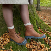 Lofina I6 - 967 Cognac Damestøvle med Lynlås over Vrist