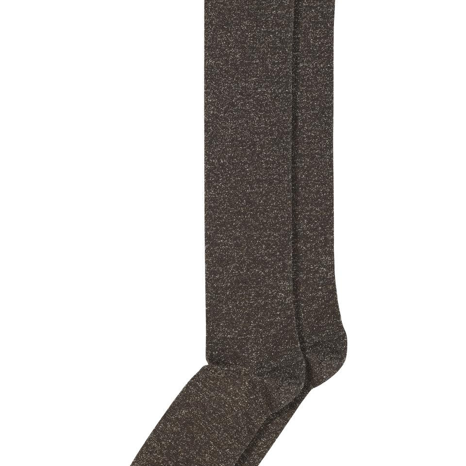 MP Denmark 89508 Brun Glitter lange strømper