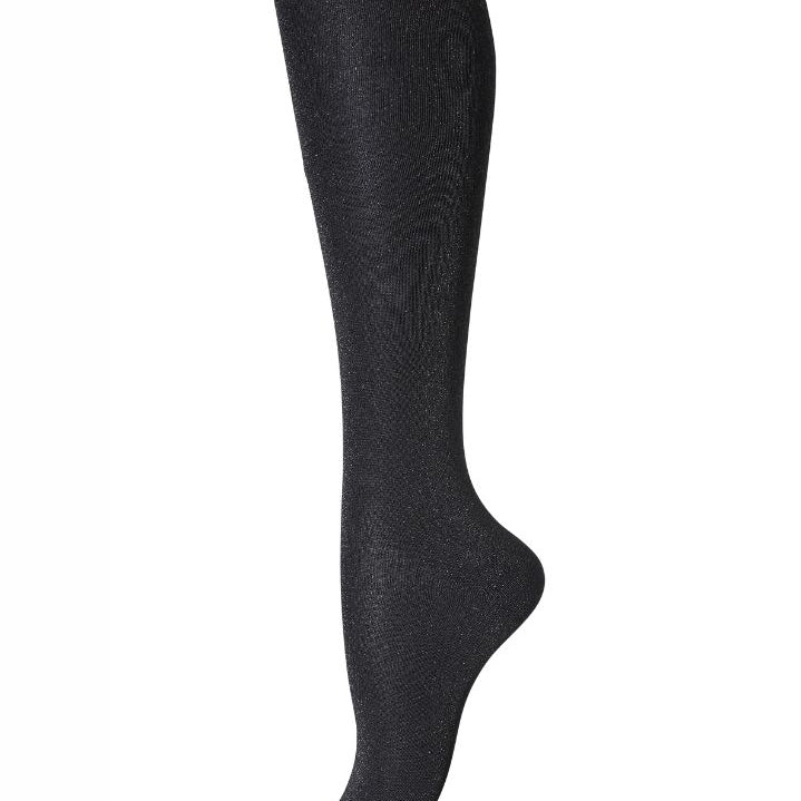 MP Denmark 89508 Sort Glitter lange strømper
