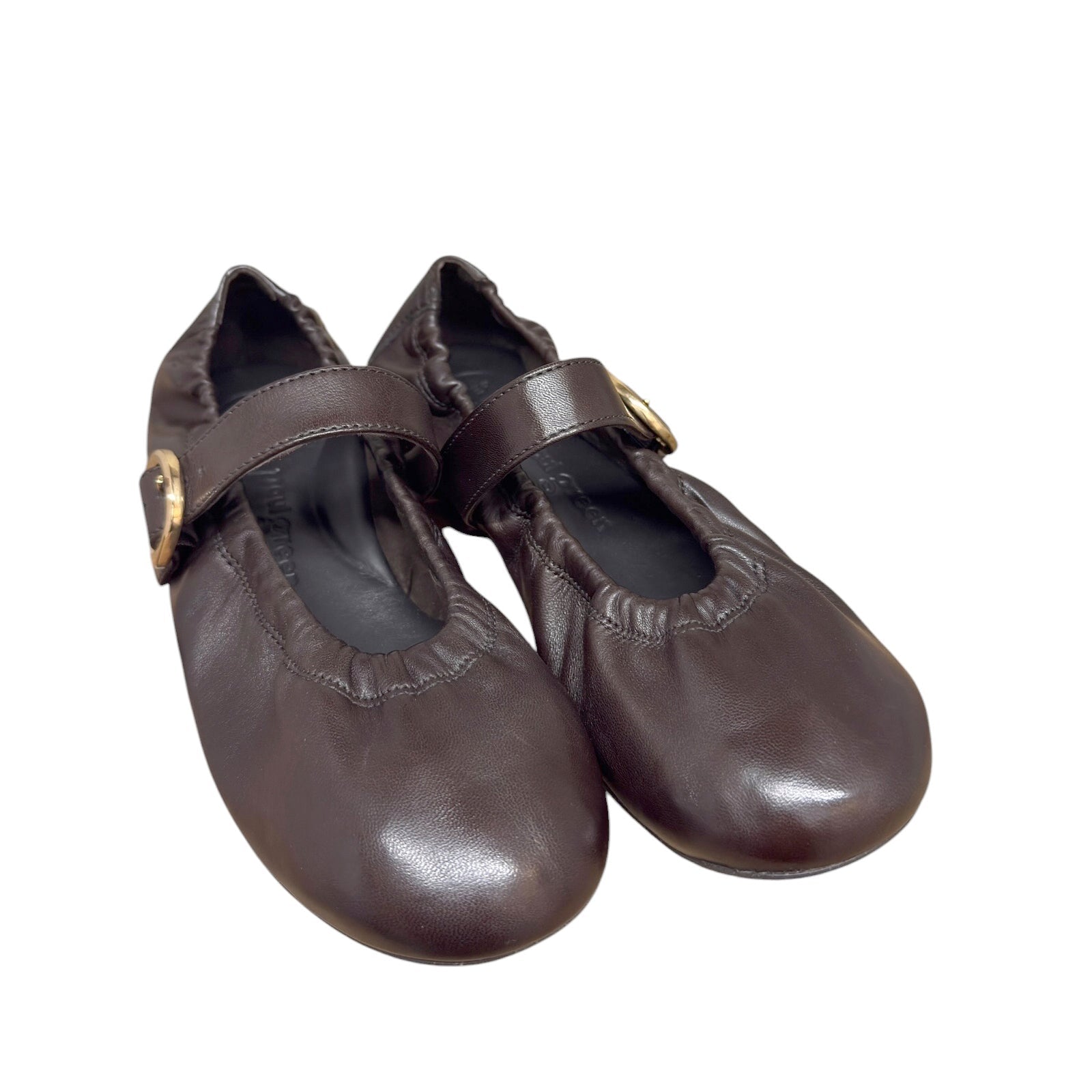 Paul Green 1253-001 mørk brun ballerina