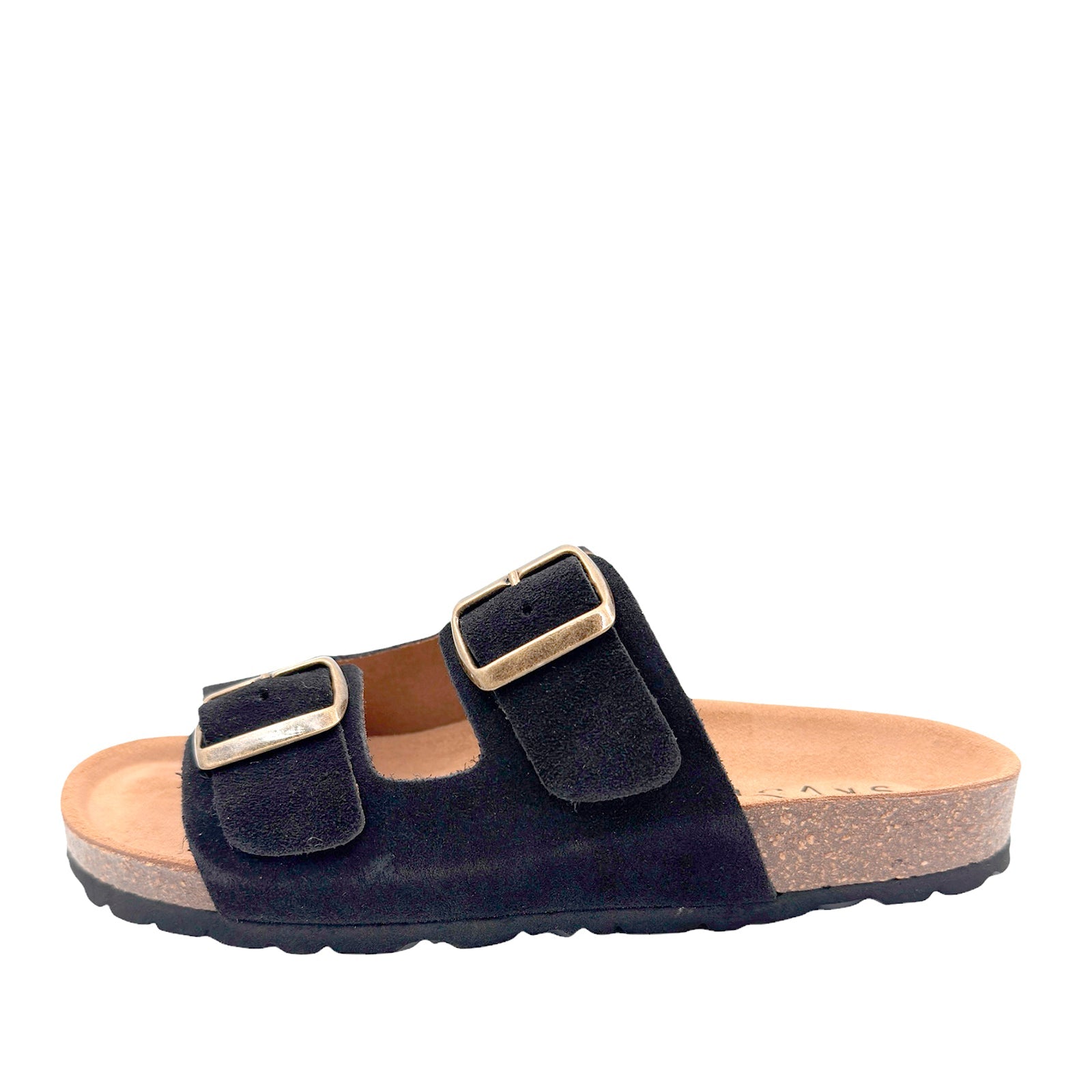 Skvulp 2020 Sort Ruskinds Sandal med 2 justerbare Remme & Komfortabel Fodseng