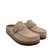 Skvulp 2043 Lukket Bio Slipper med Fodseng, Sandfarvet
