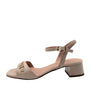 Unisa Joey Lys Taupe Sandal med ankelrem med spænder