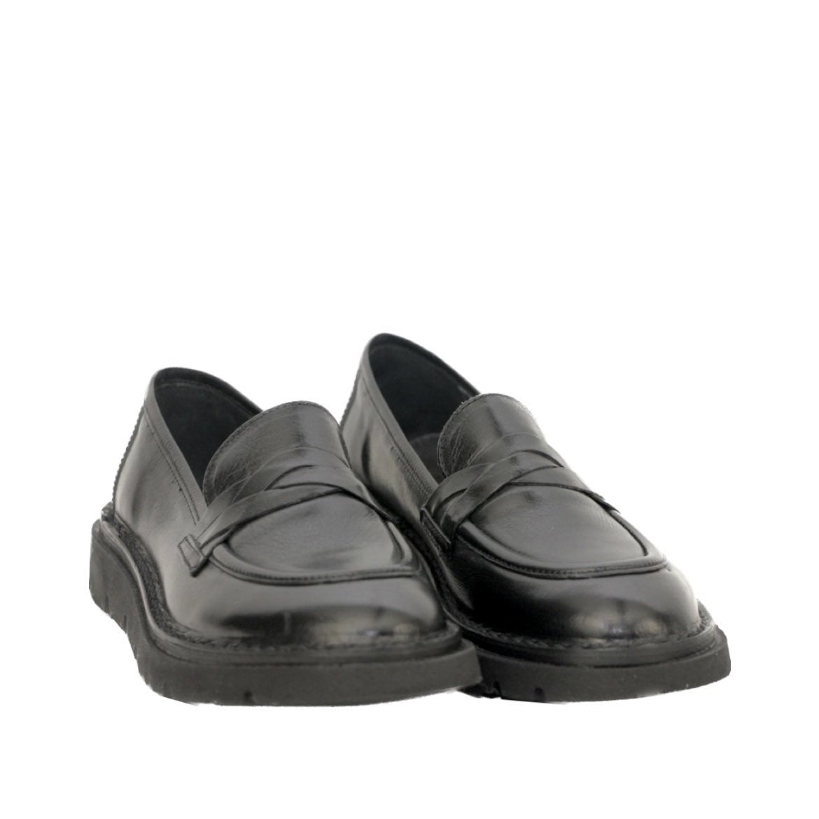 9748 Ombra sort loafer på letvægtssål