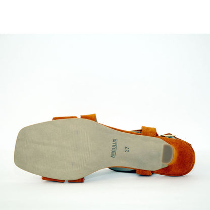 Angulus-5708-101-orange-sandal-med hæl