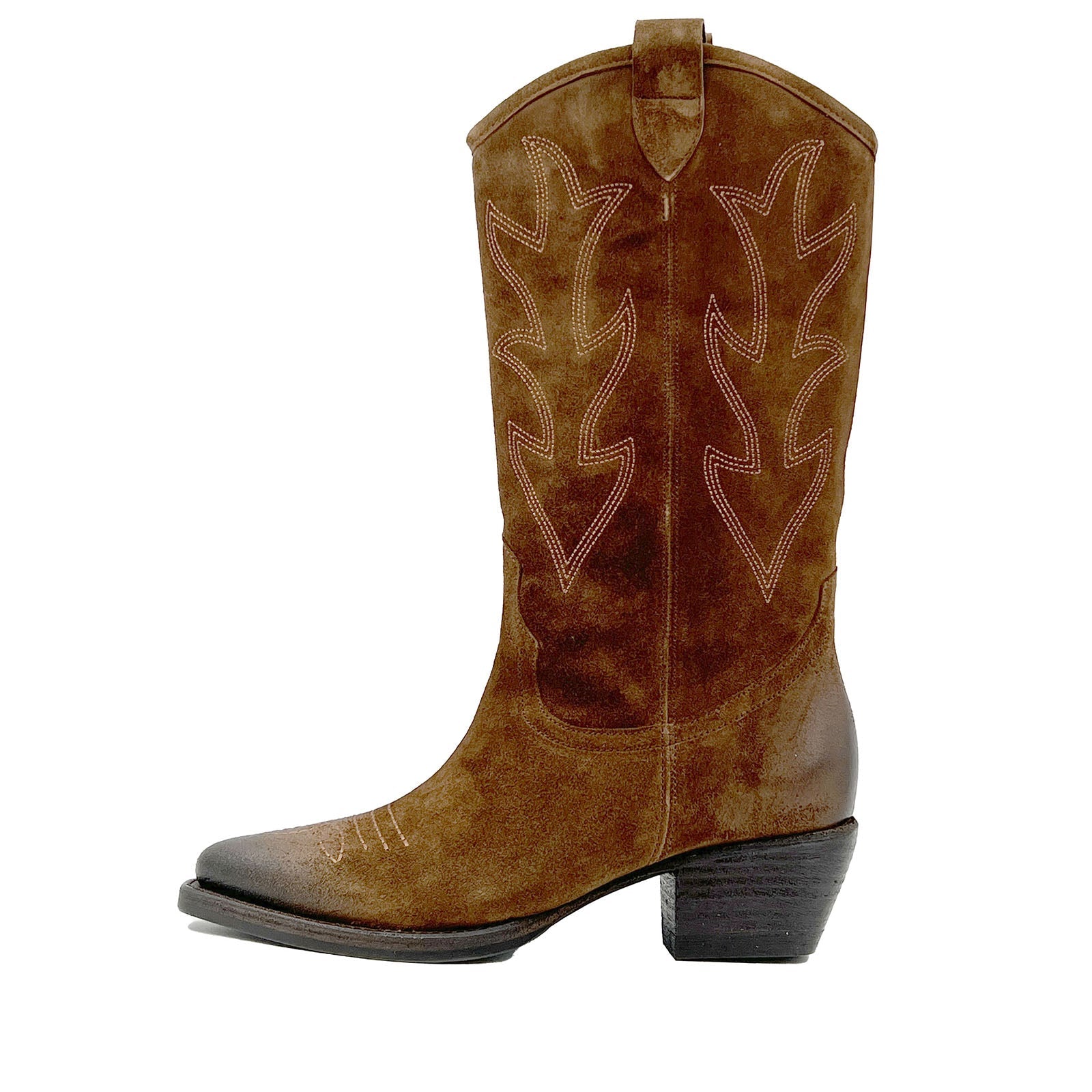 4 Cognac cowboy støvle