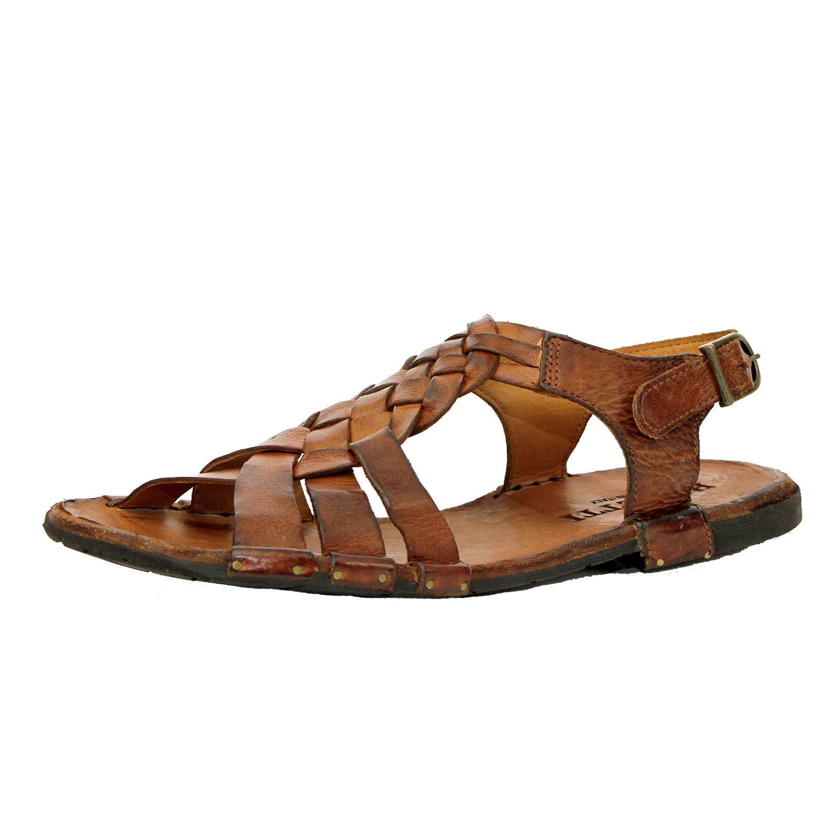 Bubetti 3456 cognac rem sandal med flet
