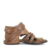 Bubetti 3487 Korkfarvet Gladiator Dame Sandal med Hælkappe