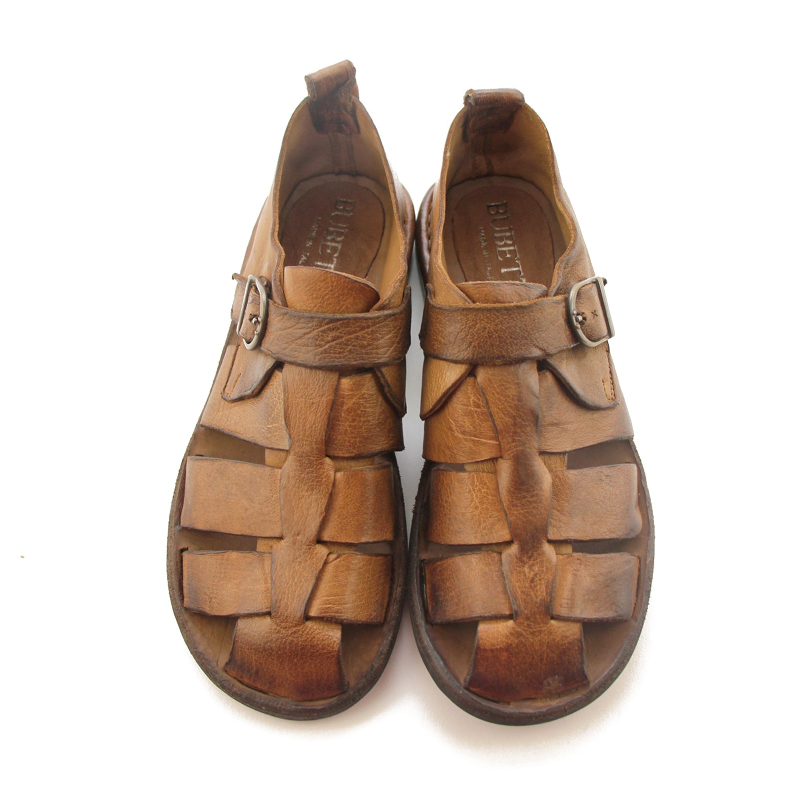 Bubetti 3554 Lux 541 cognac damesandal med hælkappe