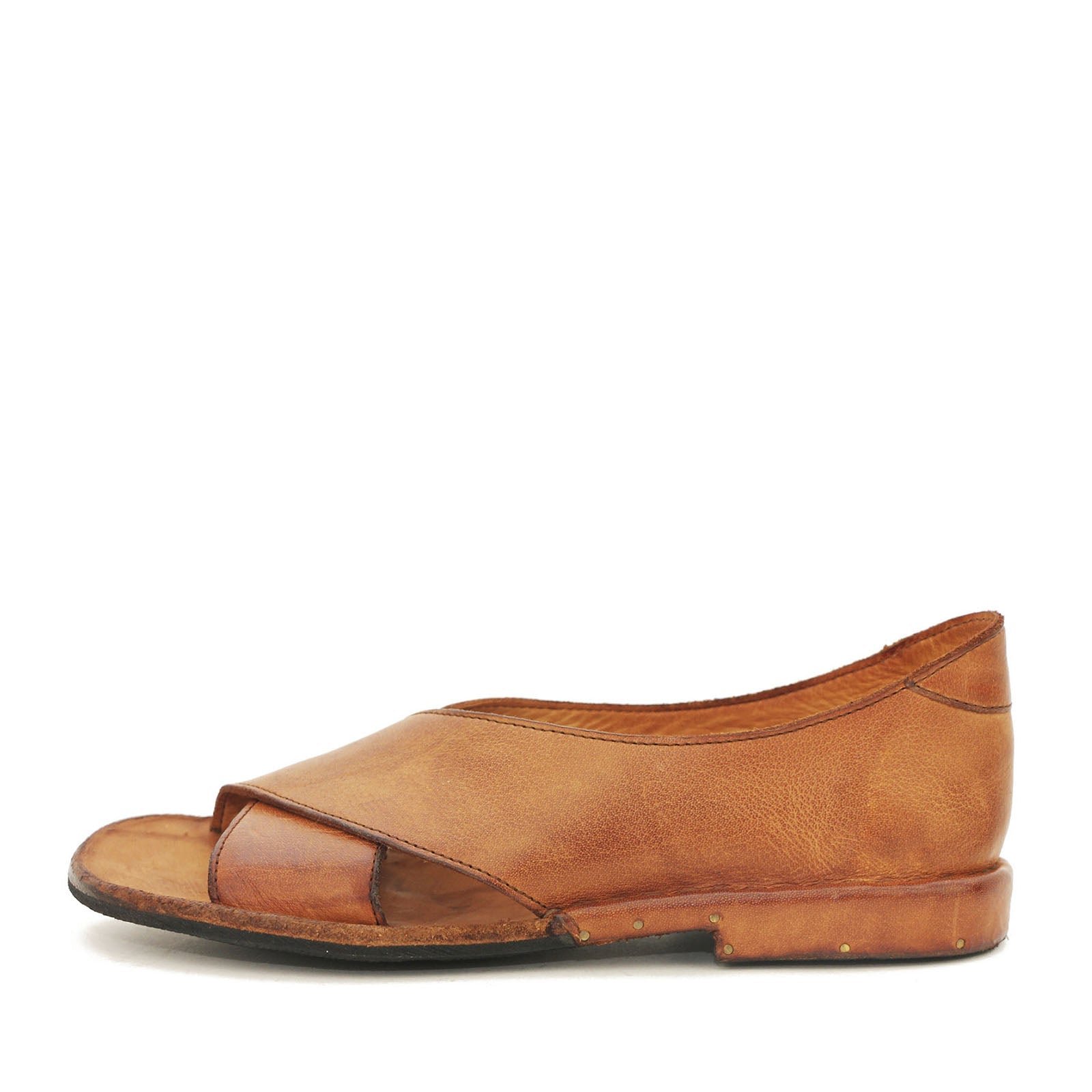 Bubetti 3570 Lux 541 Cognacfarvet Damesandal med Hælkappe