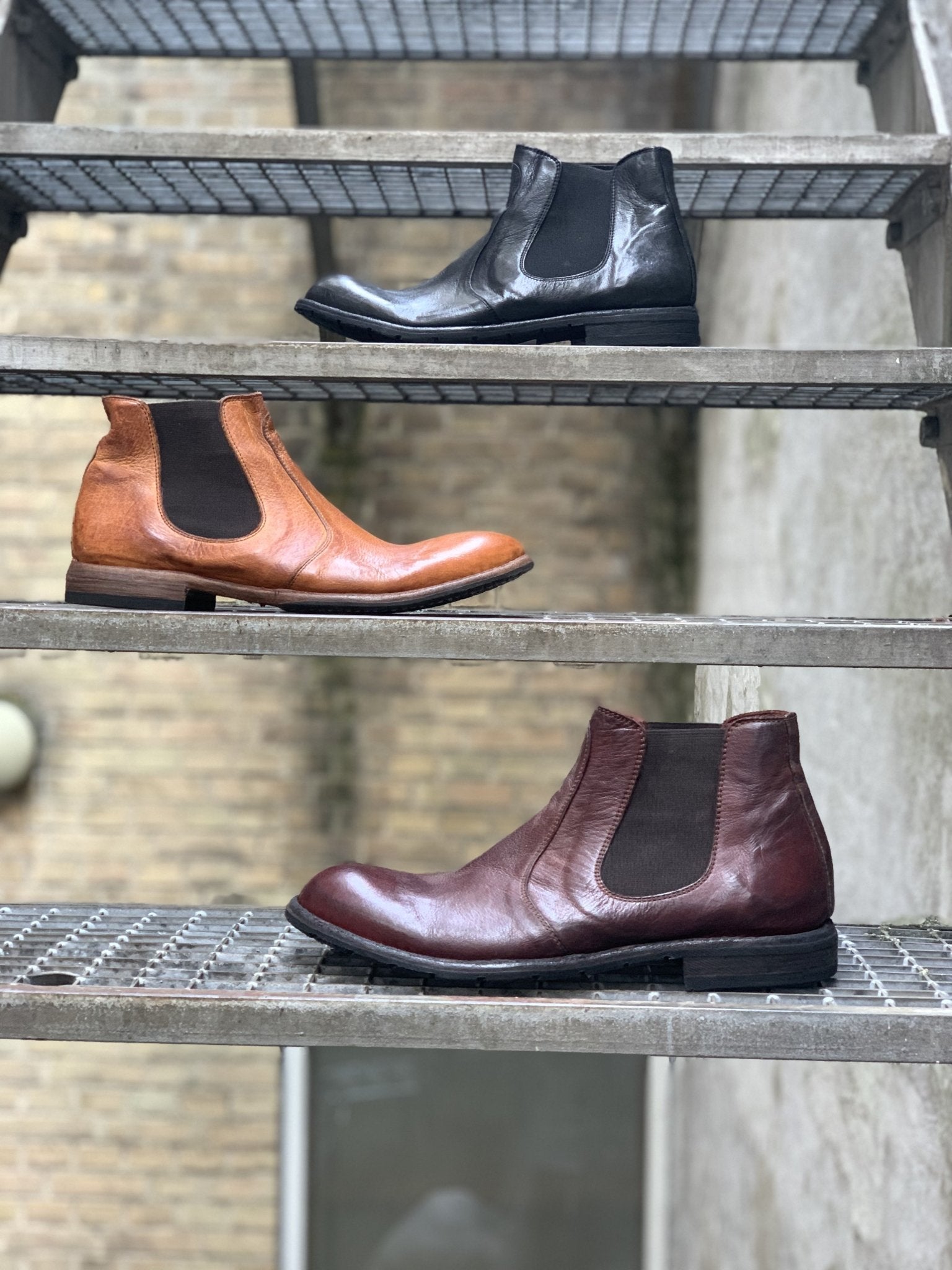 Bubetti 823 Lux 541 Cognac Herre Chelsea Støvle