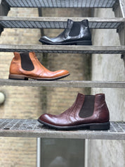 Bubetti 823 Lux 541 Cognac Herre Chelsea Støvle