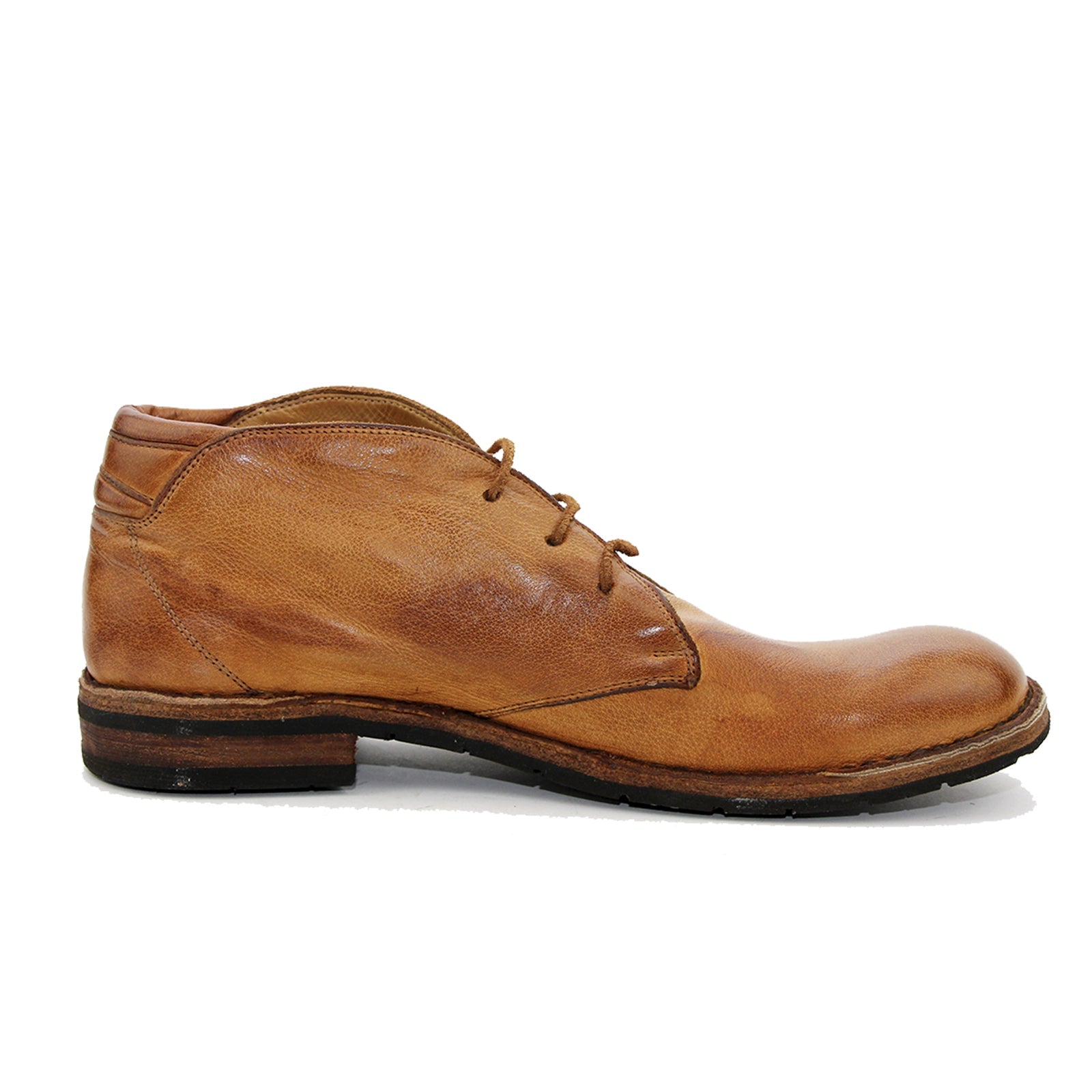 Bubetti 8514 Lux.541 Cognac Kort Herre Snørestøvle
