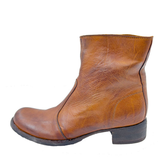 Bubetti 9645 Lux.538 cognac støvle med indvendig lynlås