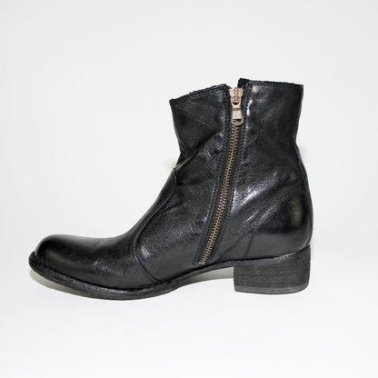Bubetti 9645 Lux.Nero sort støvle med indvendig lynlås