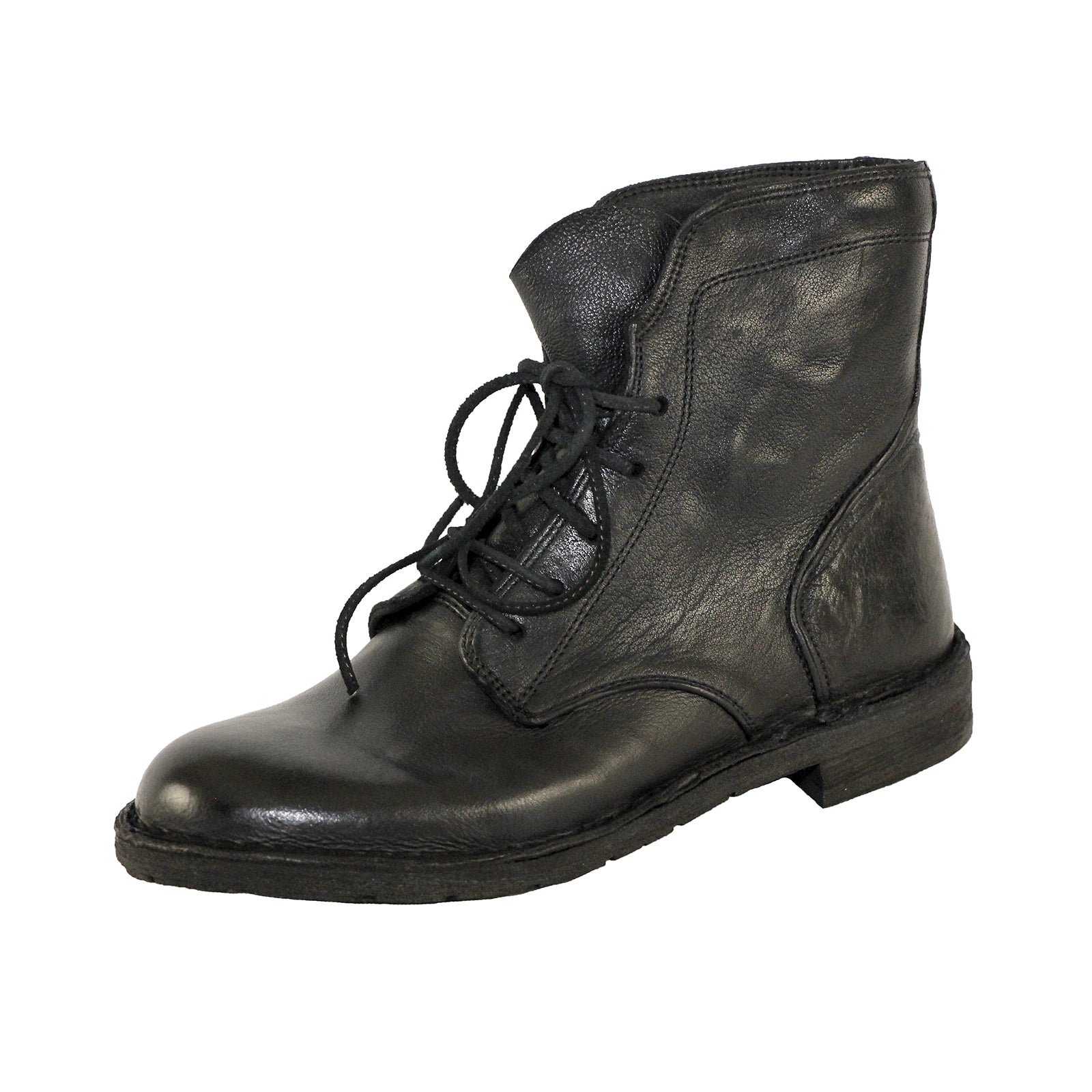 Bubetti 9665 Lux Nero Sort Dame Snørestøvle