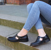 Bubetti 9668 Smart Nero Sort Dame T-remsko