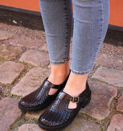Bubetti 9668 Smart Nero Sort Dame T-remsko