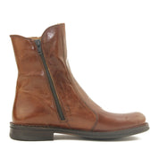 Bubetti 9892 Cognac Damestøvler i Skind med Dekorative Knapper
