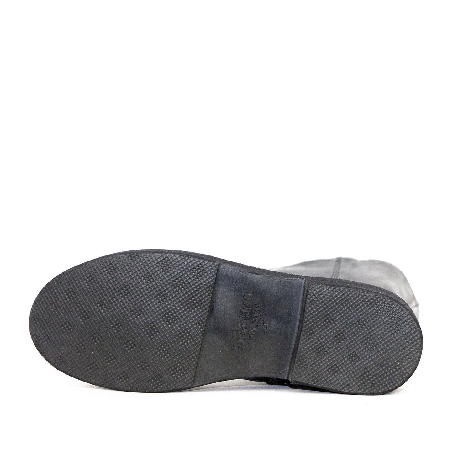 Bubetti 9978 3/4 lang vasket sort støvle med indv. lynlås