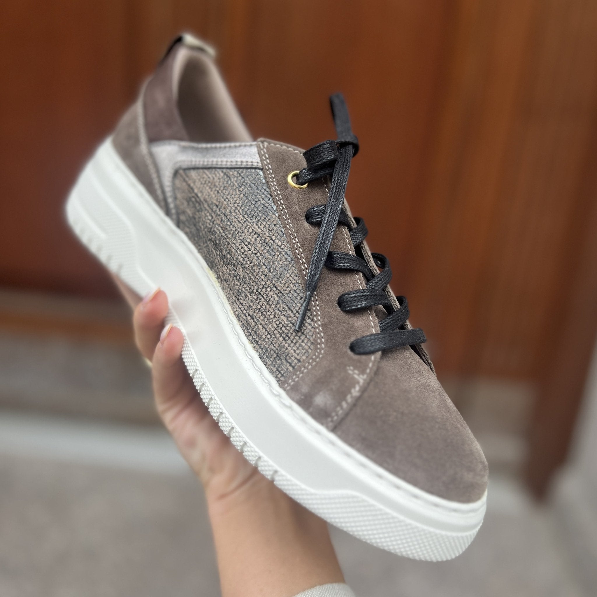 DL Sport 5417 Brun-Bronce Dame Sneaker