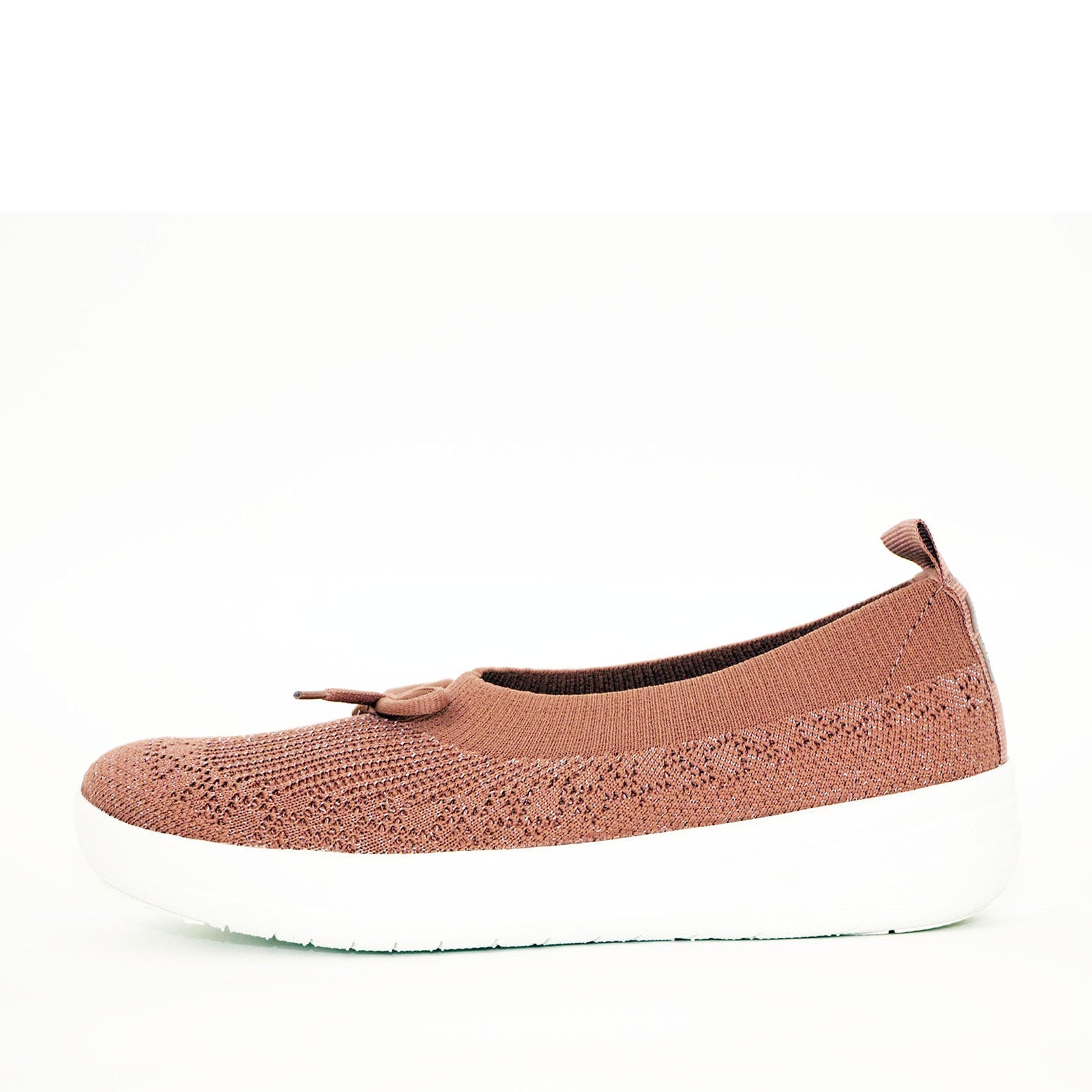 Fitflop-E90 Uberknit Bal. Bow Warm Rose