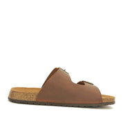 Skvulp 3005.S57 Tan Herresandal i Olieret Skind