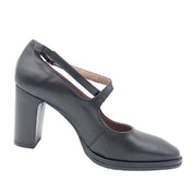 Wonders M-5131 Sort Glat Skind Plateau Pump